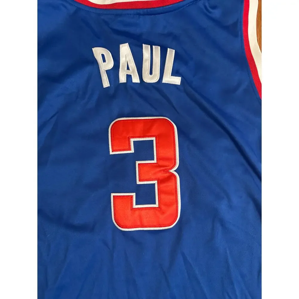 Adidas NBA Los Angeles Clippers Chris Paul 3 Swingman Jersey Blue Mens Large L+2